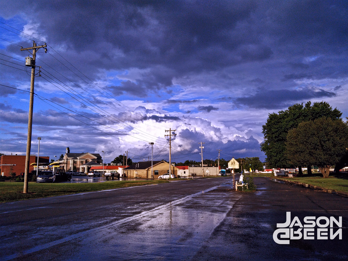 Small Town Wet Streets