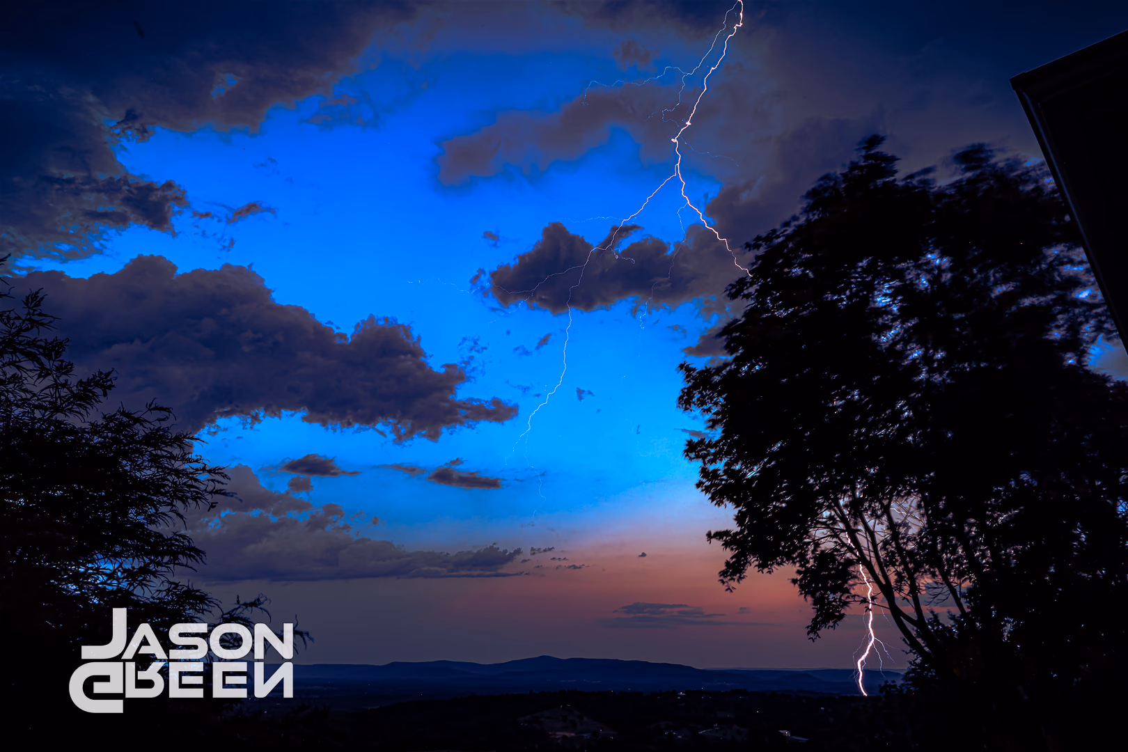 Sunset Lightning